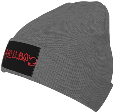 Beanie Skull Cap Hellboy Lil-Peep Übergangsmütze Warm Wintermütze Stretch Strickmütze Für Alle Jahreszeiten Chemo Kopfbedeckung Sports