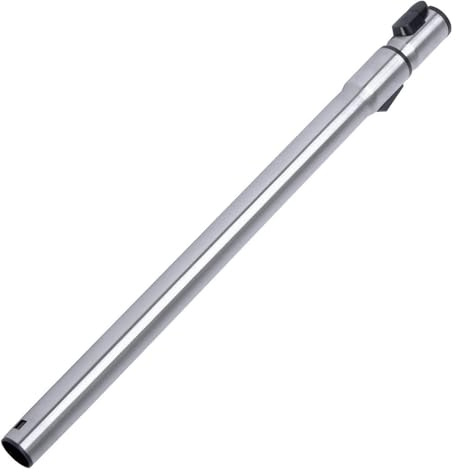 Teleskoprohr kompatibel mit Miele S8340 Ecoline S8360 Powerline S8730 Staubsauger Rohr Anschluss Ø 35mm Saugrohr mit Einrastfunktion