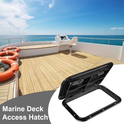 Boat Hatches | Rectangle Boat Storage Hatch Cover | Non-Slip Weatherproof Marine Supplies for Kayaking Yacht RV Boating Outdoor Use