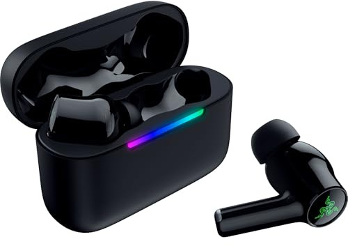 Razer Hammerhead V3 X HyperSpeed - Auriculares inalámbricos multiplataforma para Juegos, 2.4 GHz y Bluetooth 5.3, batería de hasta 35 Horas, Audio Espacial THX, para Smartphones, PC, Laptop, Tablet