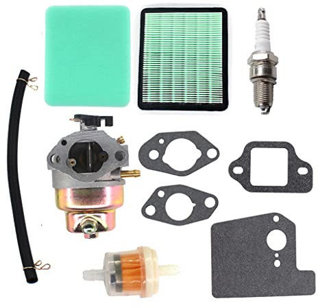 HURI Carburateur & Joint & Filtre à Air & Bougie d'allumage Filtre à Carburant pour GC160 GCV135 GCV160 GC135 HRB216 HRT216 Remplace 16100-Z0L-013 Grass Trimemer