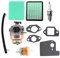 HURI Carburateur & Joint & Filtre à Air & Bougie d'allumage Filtre à Carburant pour GC160 GCV135 GCV160 GC135 HRB216 HRT216 Remplace 16100-Z0L-013 Grass Trimemer