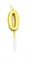 Gifts 4 All Occasions Limited Shatchi Gold 0 Number Candle Birthday Anniversary Party Cake Decorations Topper