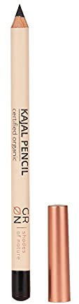 GRN [GRÜN] Biokosmetik Kajal Pencil black lava - softe Mine, hohe Pigmentierung - cremige Textur - vegan - talkfrei - 1,1 g