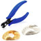 SPEEDWOX 14,9 cm Memory-Drahtschneidezange mit 200 Schlaufen, Memory-Draht, Set für Armbandherstellung, Gold, Silber, Schleife, Schmuck, Draht, Kunst, Bastelbedarf, Hobby-Werkzeug