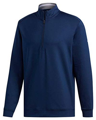 adidas Men's Classic Club 1/4 Zip Sweatshirt Hooded, Collegiate Navy, S