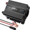 Yinleader Inversor 400W 12V a 220V, 2 Puertos USB, Encendedor de Cigarrillos y Modo de Entrada Dual con Clip de batería