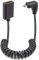 Duttek 90 Degree Down Angle Micro HDMI Male to HDMI Female Extension Coiled Cable 8K, 48Gbps Extreme Thin HDMI to Micro HDMI Cable for Gopro Hero and Other Action Camera 4FT/1.2M