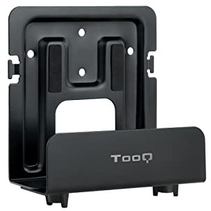TOOQ TQMPM4776 - Soporte Universal de Pared para Reproductor Multimedia, Router, MiniPC, Color Negro