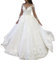 HEULORIA Robe de mariée Princesse Col V Manche Longue Dentelle Grande Traine Robe de Mariage BA-VL-0627 (as4, Numeric, Numeric_56, Plus, Regular, White)