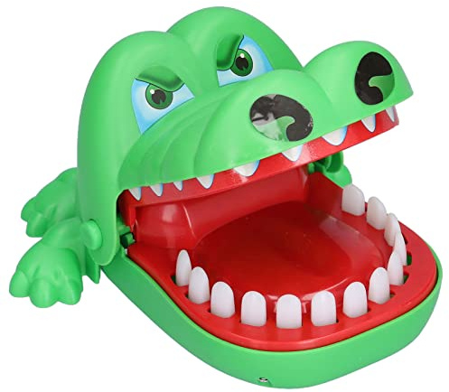 Drfeify Krokodil-Zahnspielzeug, Lustiges Klassisches Biss-Finger-Spiel, Spielzeug, Zähne, Zahnarzt-Spiel, Spielzeug für Familien, Kinder, Kinder, Action-Geschicklichkeitsspiel