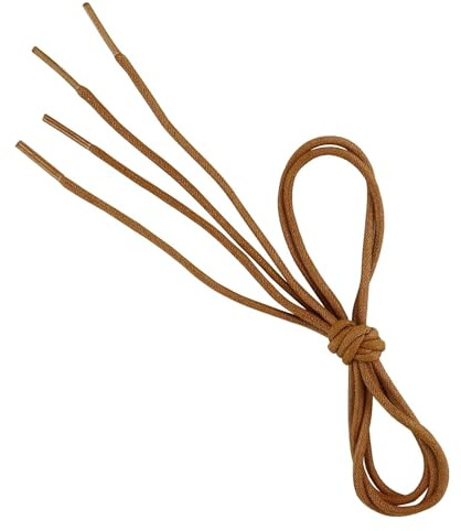1 par de cordones redondos encerados para zapatos de vestir, 2,5 mm de diámetro, delgados, cordones de repuesto para vestido de cuero, formal, Oxford Brogues, Derby, Desert Boots Brogues y otros