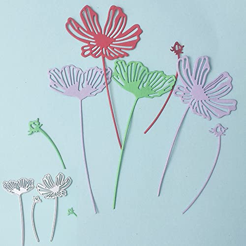 Metall-Stanzformen, 13,8 x 5,6 cm, Lotusblätter, Lotusblüten, dekorative Gemälde, Metallschneiden, Papier, Karten, Stempel, Alben, Vorlagen