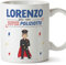 Mugffins Tazza Personalizzata in ceramica per POLIZIOTTO uomo 11 oz / 350 ml - In italiano - Sei Super! - Idea regalo per compleanno, anniversario, natale, laurea