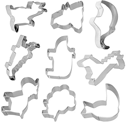 Cabilock Set Di Formine Per Biscotti Da 9 Pezzi A Forma Di Animali Per Biscotti Per Biscotti in Pasta Frolla