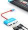 Nintendo Switch/OLED Switch 3-in-1 Mini TV Dock with 4K HDMI, USB 3.0, USB-C PD 100W Charging, Portable Travel Dock