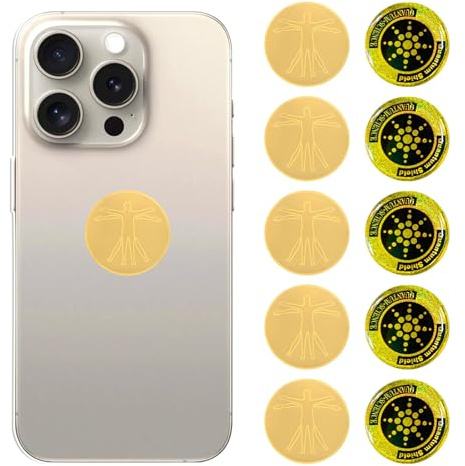 10 Stück Strahlenschutz Handy, EMF Handy Sticker Aufkleber | Blocker Aufkleber, Blockieren Sie Effektiv Die Elektronischer Produkte,Geräte für Handy,Laptop,Tablets,WLAN