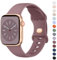 Wanme Cinturino Per Apple Watch 40mm 44mm 38mm 41mm 42mm 45mm 46mm, Cinturini Sportivo in Silicone per Apple Watch iwatch Se Ultra Series 10 9 8 7 6 5 4 3 2 1 per Donna Uomo
