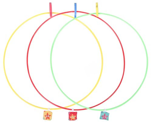 KOMBIUDA Aros de Buceo para Piscina 3 Piezas Juguetes de Buceo para Niños Y Niñas Juegos Acuáticos Interactivos Diseño de Anillo Grande Accesorios Submarinos Resistentes Y Seguros