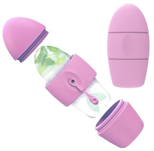 CHSEEO Ice Face Roller, Mise à Jour Rouleau de Glace pour le Visage et les Yeux, Rouleau de Glace pour le Visage pour Rétrécir les Pores et Soulager les Yeux Gonflés