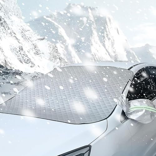 ZXNYNNB Auto Frontscheibenabdeckung Winter für Audi TT Roadster 8S 2014 2015 2016 2017 2018, Windschutzscheibenabdeckung Winter Frostschutz Auto Frontscheibe Zubehör,Silver
