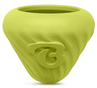 Benebone Natural Rubber Cone Interactive Enrichment Treat Dispensing Dog Toy - Slow Feeder - Great for Meals and Boredom