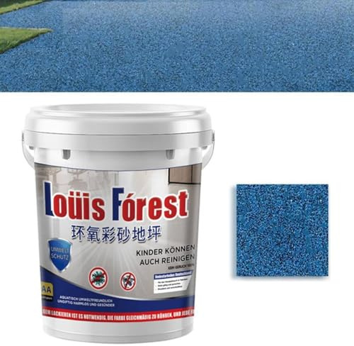 Epoxid-Bodenfarbe, geruchlos und harmlos und Hochglanz-Marmor-Effekt, Epoxid-Bodenbeschichtung, wasserdichte und schmutzabweisende Farbe für Zuhause, Garage, sorgt für die Gesundheit von Ihnen und