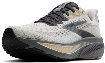 Brooks Men’s Ghost 17 Neutral Running Shoe, Vaporous Grey/Primer/Sand, 12 UK