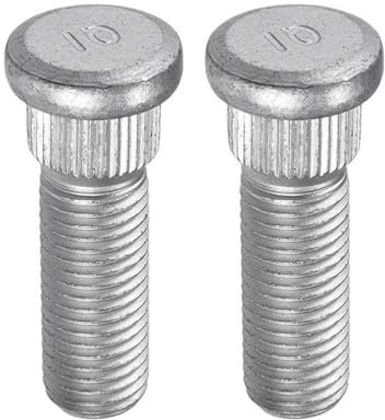 RAVTAKL Voiture Boulon Vis Écrou Compatible avec Toyota pour Hilux 2004-2014 M12x1.5 Goujon De Roue De Voiture Boulons De Roue Écrous De Roue 9094202082 9094202070(2pcs)