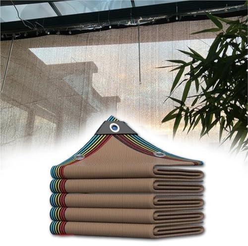 Sun Shade Cloth For Garden, Breathable Sunblock Mesh Fabric With Grommets, UV Protection Shade Netting, Pergola Shade Roof Cover Privacy Screen For Patio Deck Porch Carport Pool(4.0*13.0m/13.1*42.6ft)