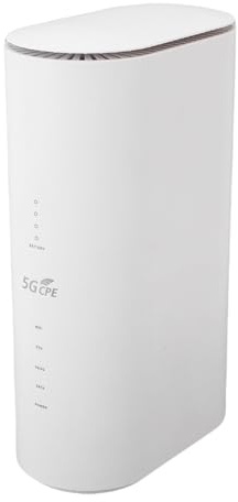 YUEHISY 5G WiFi 6 Router, 32 Geräte Gleichzeitige Verbindung, SIM -Karte Hotspot, 1800 Mbit/S Dual Band, 4x4 MIMO (EU-Stecker)