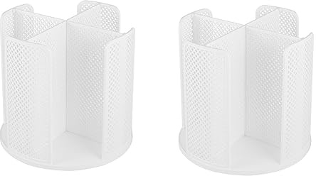 Ujjdwiurgh Coffee Cup Dispenser 360 Degree Rotatable Paper Cup and Lid Holder Plastic 4 Compartment Cup Lid Organizer for Kitchen A Easy to Use Easy Install