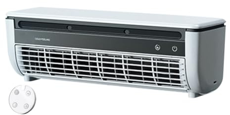 Ventilateur rafraîchissant AC pour pièce - Ventilateur Climatiseur Mural, avec chargeur sans fil et rafraîchisseur,Pour Maison Salle De Bain Cuisine Intérieur Extérieur
