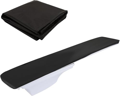 Housse de Trampoline pour Piscine imperméable, Housse de Protection en Polyester 210D 244 x 146 x 9 cm, Protection extérieure Contre la poussière et Les débris, par RESTEQ