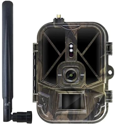 4G 4K 36MP Wildlife Camera APP Video Photo Hunting Trail Invisible IR LED Night Vision 120 Detection IP66 Waterproof Cam
