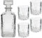 COOK CONCEPT SAVEUR ET Degustation - KV7190 Service Carafe Bouteille Whisky Verre Transparent