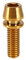 M5 Schrauben Gold,6Pcs Schrauben M5X16 Titan Schrauben Fahrrad Stamm Bolzen Schrauben Rennrad Kegelkopf Schraube Mit Unterlegscheibe Für Mountainbike(Golden)