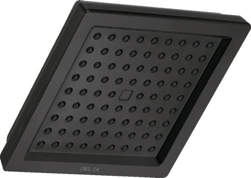 Delta RP62283BL Single-Setting Raincan Shower Head, Matte Black