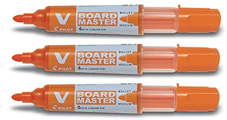 Pilot board marker V Boardmaster Begreen set of 3 orangeaa
