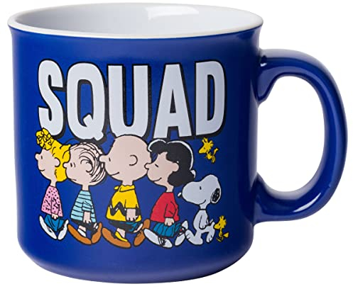Silver Buffalo Peanuts Squad Keramik-Kaffeetasse im Camper-Stil, 590 ml