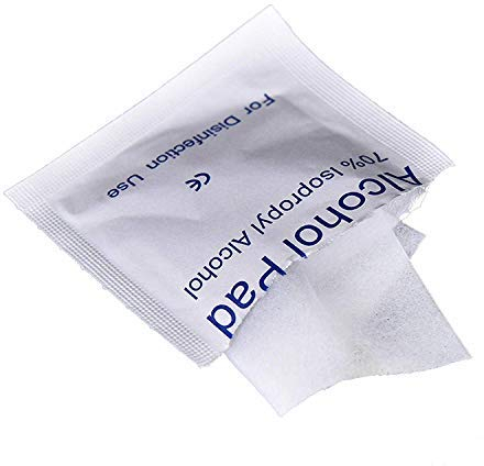 Anself 50 100 200 500 Pièces Alcool Préparateur Coussinets Antiseptique Stérilisation Gaze Lingette Nettoyant Po ynr (6) (200)