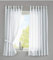 Gardinenbox 2er Set Vorhänge Schal Schlaufen »Berlin« HxB 175x140 cm Weiß Blickdicht Microsatin Lichtdurchlässig Kräuselband Uni Matt, 20400N2