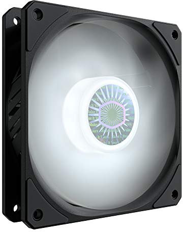 Cooler Master SickleFlow 120 LED Blanc - Ventilateur de Boîtier PC & Refroidissement 120 mm, Pales Translucides, 62 CFM, 2,5 mmH2O, 8 à 27 dBA - LED Blanc