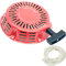 ZAMDOE Démarreur à recul pour Honda GX240 (8HP), GX 270 (9HP), pour Oregon 31-049, for Rotary 26-10469, 150-711, 28400-ZE2-W01ZA / B/N Pièces de Moteur, avec Corde de démarrage