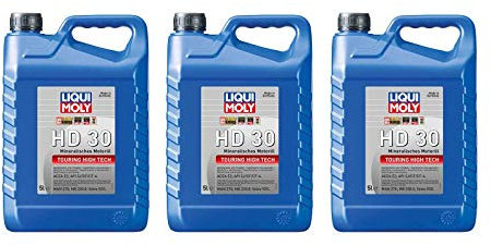 3X Original Liqui Moly 5L Touring High Tech HD 30 Motoröl Motorenöl Öl Oil 1265