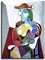 Pablo Picasso Gemälde Bild Kunstdruck auf Leinwand Home Room Decor Wandbild (30,5 x 40,6 cm, nicht gerahmt, Marie Therese)