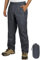 Outdoor Ventures Herren Regenhose Fahrrad Wasserdicht Atmungsaktiv Überziehhose Winddicht Outdoorhose Wanderhose Winddicht Leichte Trekkinghose Packbar Dunkel Grau L/32 Schrittlänge