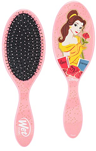 WetBrush Original Detangler Haarbürste mit ultraweichen Intelliflex-Borsten zum sanften Trennen von Knoten mit Leichtigkeit, reißt keine Haare, für alle Haartypen, Disney Ultimate Princess Collection,