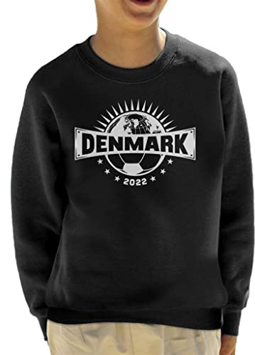 All+Every Denmark World Football Globe Kid's Sweatshirt Black