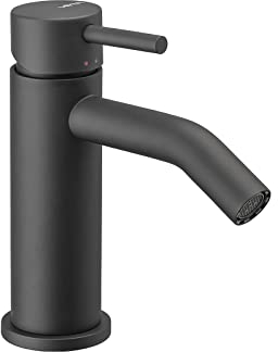 Einhebelmischer für Bidet Bidè Badezimmer, Mischer, Schwarz matt